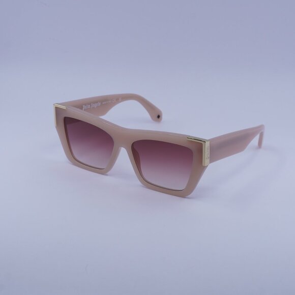 Palm Angels PERI099 HOLLYWOOD 6129 Sunglasses Pink Cat Eye Frame, Red Lenses - Picture 5 of 11